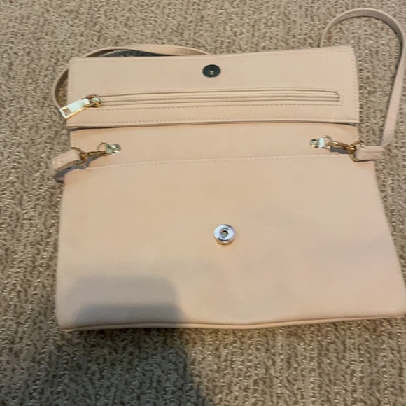 Lulus pale pink cream clutch - Picture 2 of 5